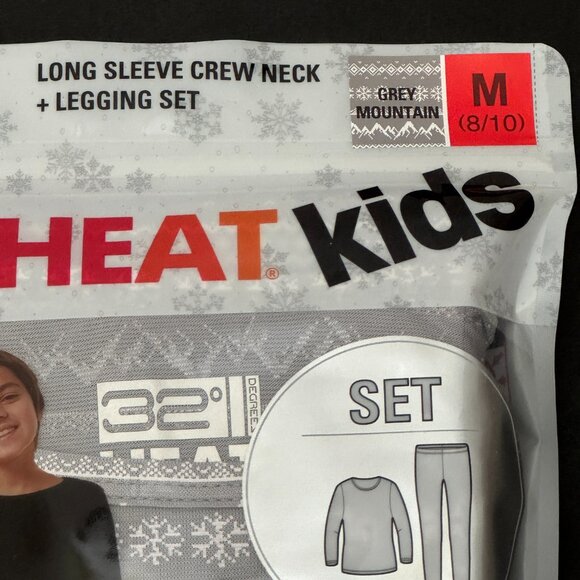32 Degrees Kids' Gray Heat Set - M (8/10) NWT - Picture 3 of 13